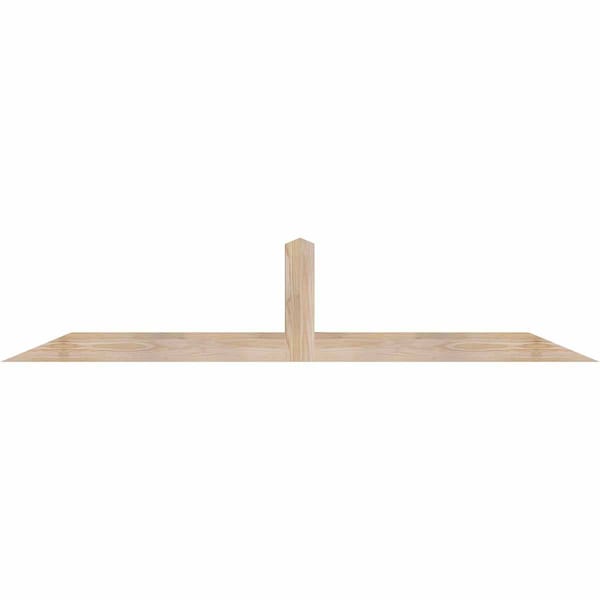 Ekena Millwork Portland Smooth Timber Gable Bracket, Douglas Fir, 72"W x 15"H x 3 1/2"D x 3 1/2"F, 5/12 Pitch GBW072X15X0404POR00SDF - main